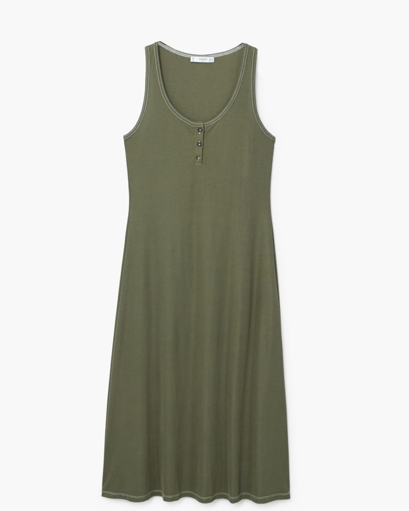 Ribbed jersey dress - Imagen 3