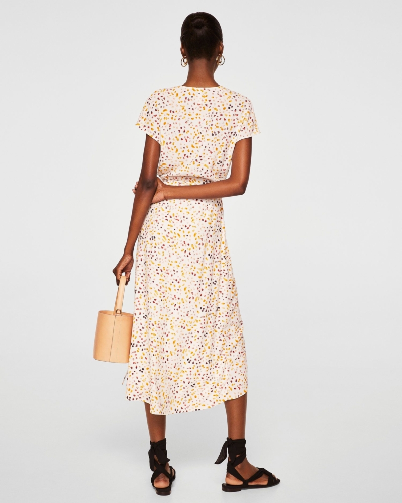 Asymmetrical satin dress - Imagen 2