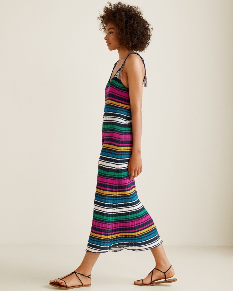 Metallic cotton dress - Imagen 2